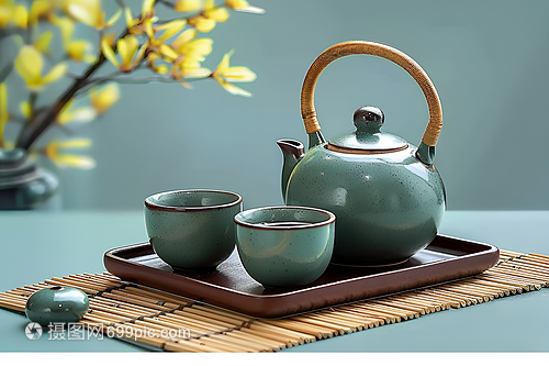 清新雅致茶具 品茗時(shí)光中的藝術(shù)與禪意